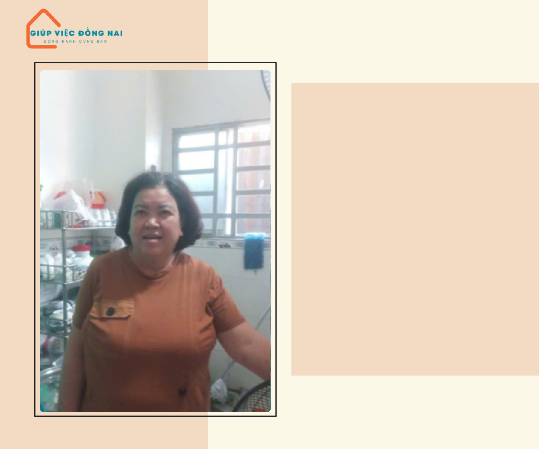 Chị PHẠM THỊ LAN, sinh năm 1968, quê Hải Phòng cần tìm việc