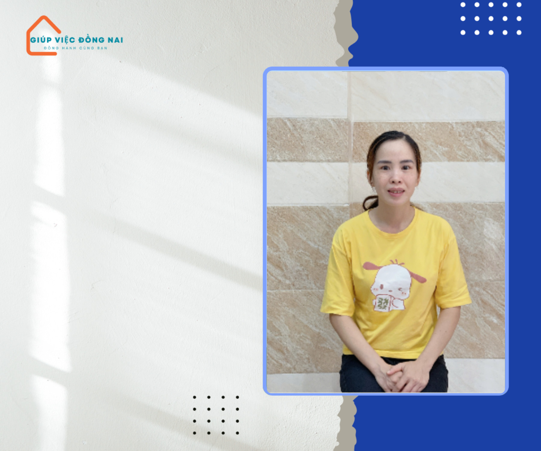 Chị Ngô Thị Trúc Linh, sinh năm 1990, quê Tiền Giang cần tìm việc